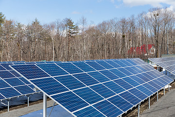 Image showing Solar panel plant