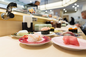 Image showing Sushi and Sashimi