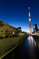 Image showing Tokyo city at night