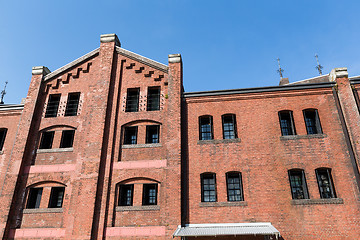 Image showing Yokoham red warehouse