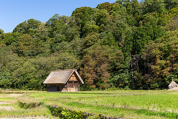 Image showing Traditional Japanese Shirakawago village 