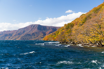 Image showing Lake towada in japan