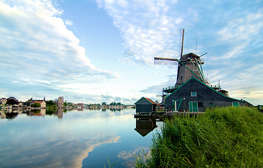 Image showing Zaanse Schans Windmill De Kat
