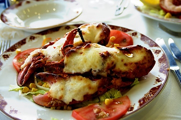 Image showing Gourmet Grilled Lobster