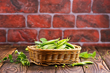 Image showing green peas