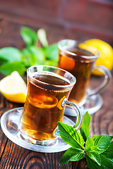 Image showing lemon tea