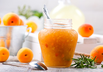 Image showing apricot jam