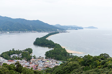 Image showing Amanohashidate in Kyoto of Japan