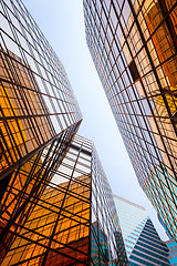 Image showing Business building from low angle