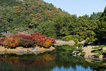 Image showing Kokoen Garden in autumn