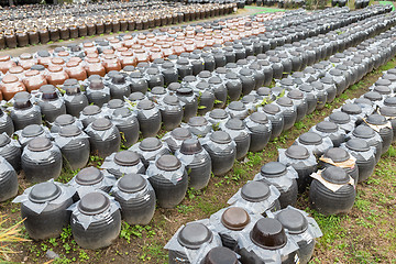 Image showing Production of Vinegar in Barrel