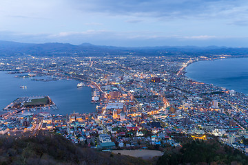 Image showing Hakodate City view