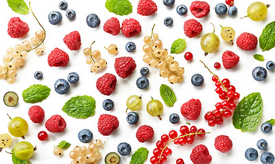 Image showing Various fresh berries