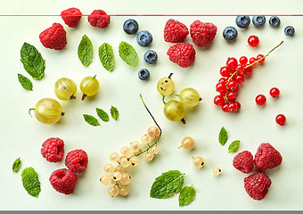 Image showing various fresh berries