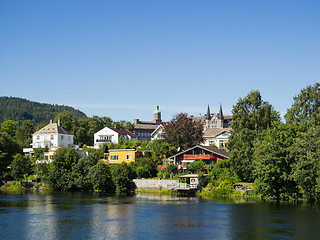 Image showing Nidelven in Trondheim, Norway