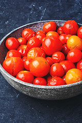 Image showing cherry tomato pickles