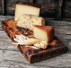 Image showing range Swiss cheeses