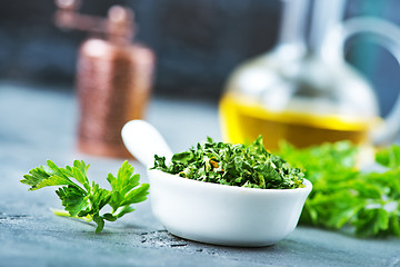 Image showing dry parsley