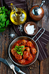 Image showing meatballs