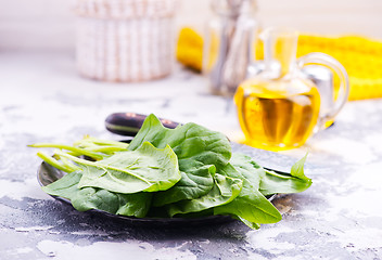 Image showing raw spinach