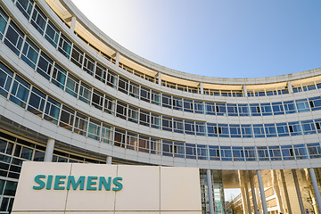 Image showing New headquarters office of German industrial corporation Siemens