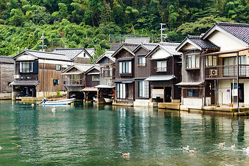 Image showing Seaside town in Ine-cho of Kyoto city