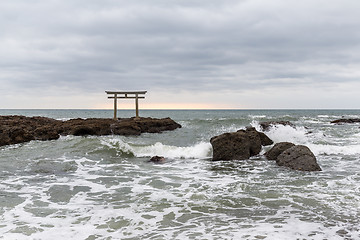 Image showing Oarai isozaki shrine