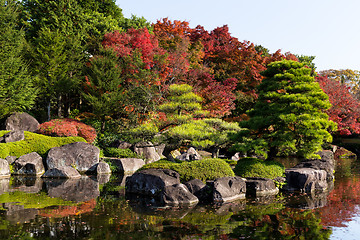 Image showing Kokoen Garden at autumn season