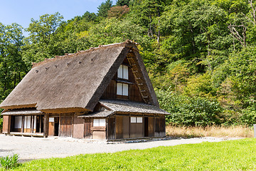 Image showing Traditional Japanese Shirakawago old village