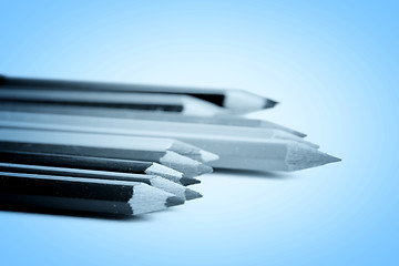 Image showing Close-up pencil.