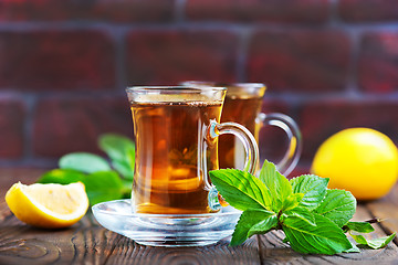 Image showing lemon tea
