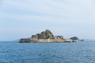 Image showing Battleship Island in Nagasaki city of Japan