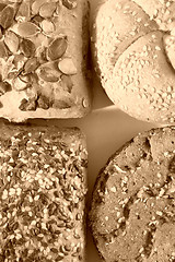 Image showing Assortment of baked bread