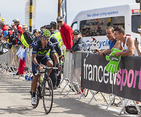 Image showing Nairo Quintana on Mont Ventoux - Tour de France 2013