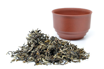 Image showing Knot of green tea