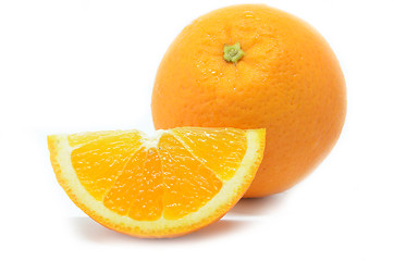 Image showing Isolated oranges fruits