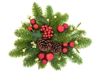 Image showing  Decorative Christmas Greenery