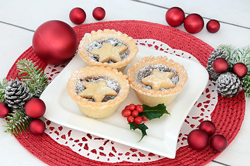 Image showing Homemade Christmas Mince Pies