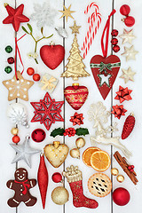 Image showing Festive Christmas Decorations 