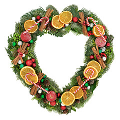 Image showing Heart Shaped Wreath