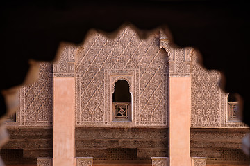 Image showing Ali Ben Youssef Madrasa, Marrakesh, Morocco