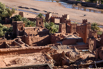 Image showing Kasbah Ait Benhaddou in the Atlas Mountains of Morocco