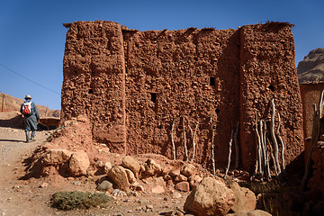 Image showing Ruins in the Atlas Mountains of Morocco