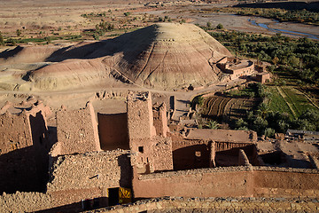 Image showing Kasbah Ait Benhaddou in the Atlas Mountains of Morocco