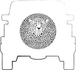 Image showing Wheel Cover - Cheetah