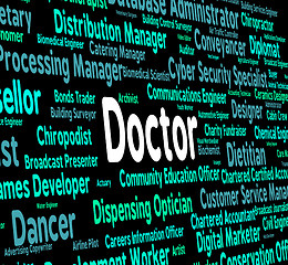 Image showing Doctor Job Indicates General Practitioner And Md