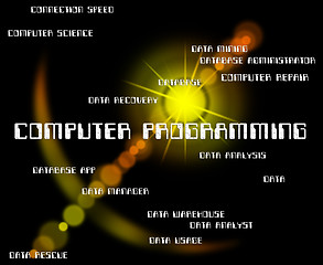 Image showing Computer Programming Indicates Software Design And Communication