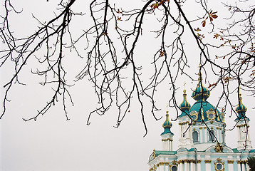 Image showing Andrew's church in fall