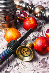 Image showing Shisha with orange taste