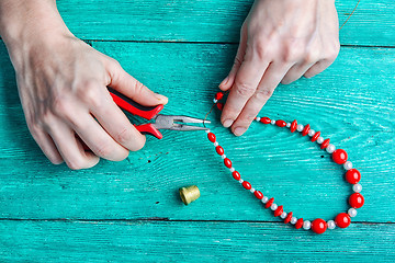 Image showing Hobby making jewelry